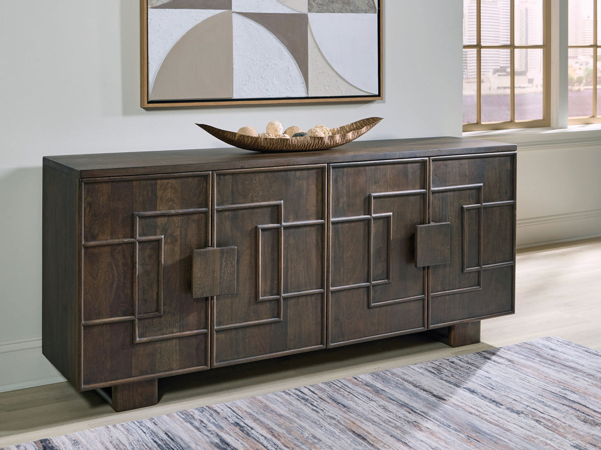 Cato - Accent Cabinet - Dark Brown