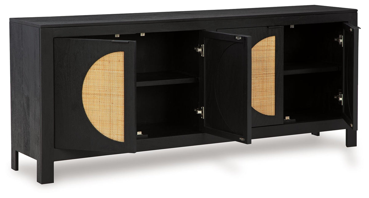 Cliffiings - Accent Cabinet - Black / Natural