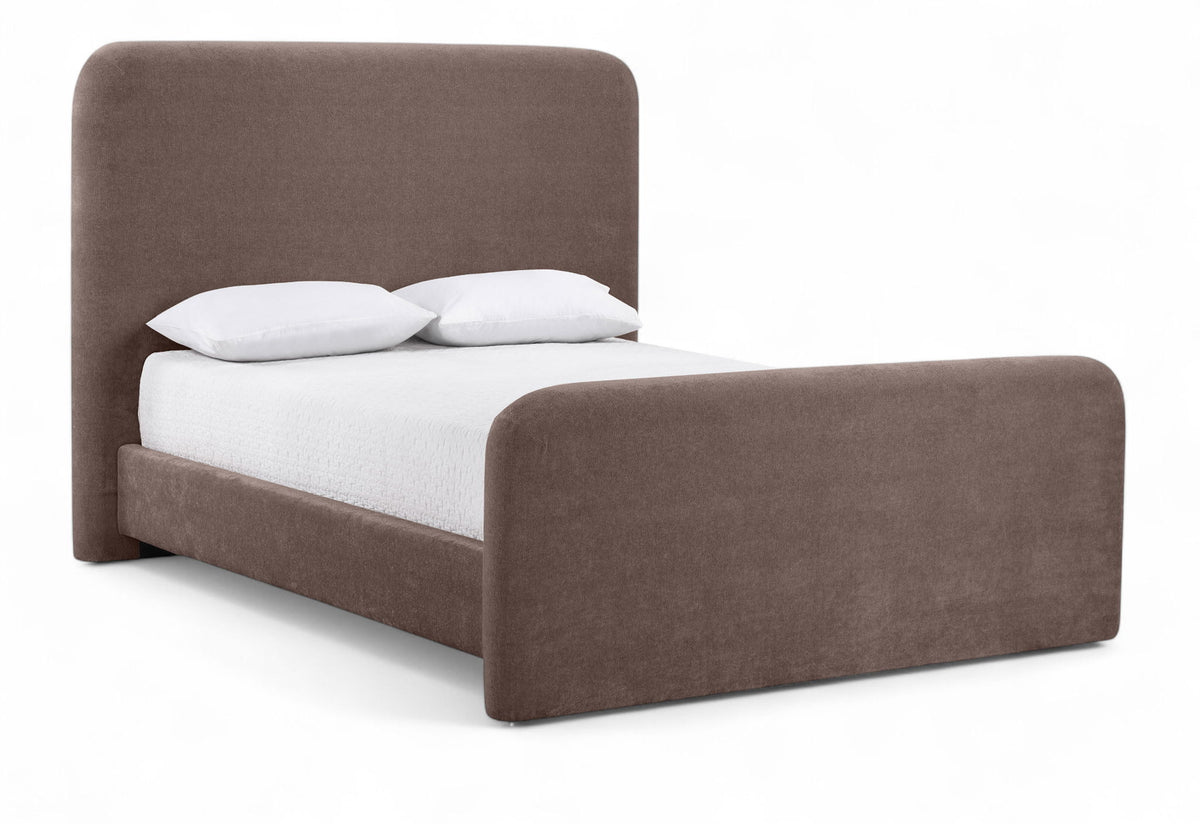 Fira - Chenille Fabric Upholstered Bed
