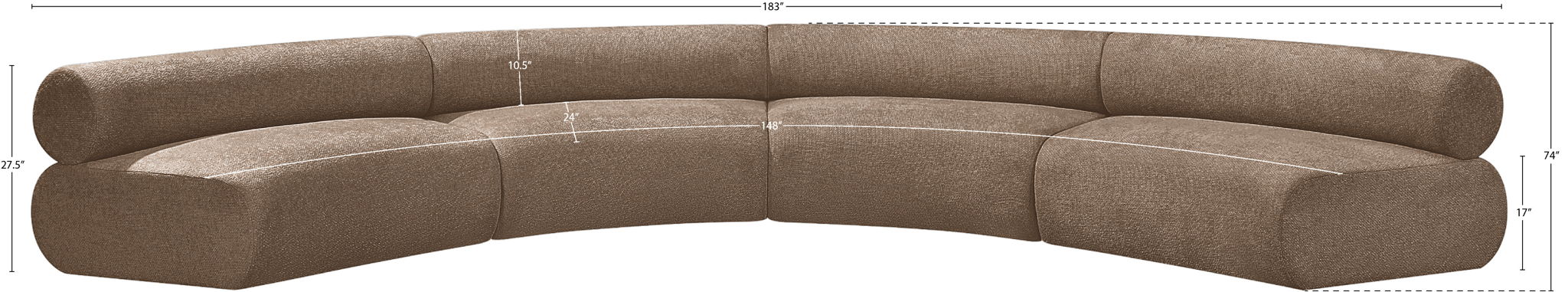 Bale - 4 Piece Modular U-Shaped Sofa