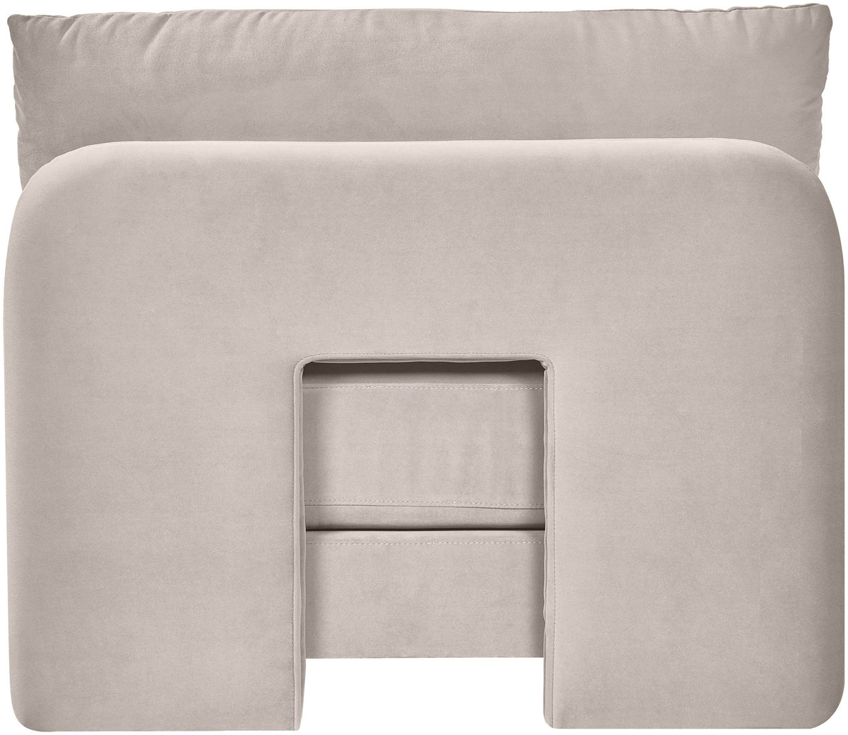 Hammond - Velvet Performance Fabric Upholstered Armless Chair
