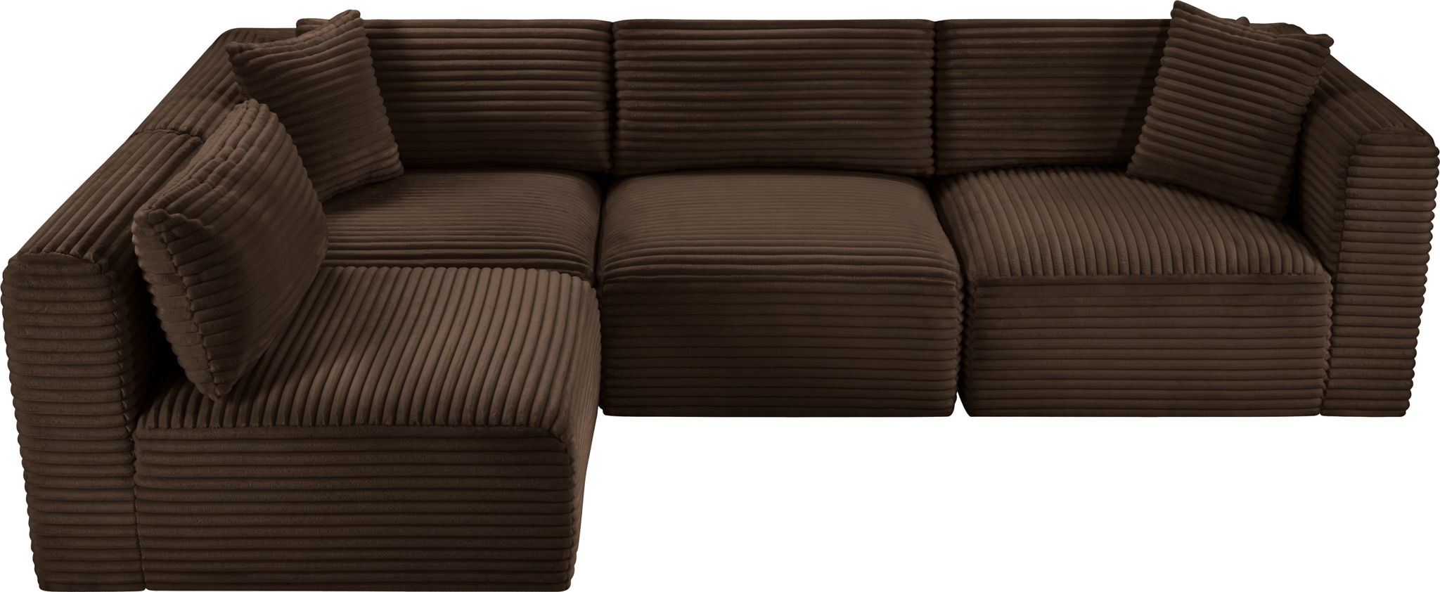 Shaggy - 4 Piece Modular Sectional