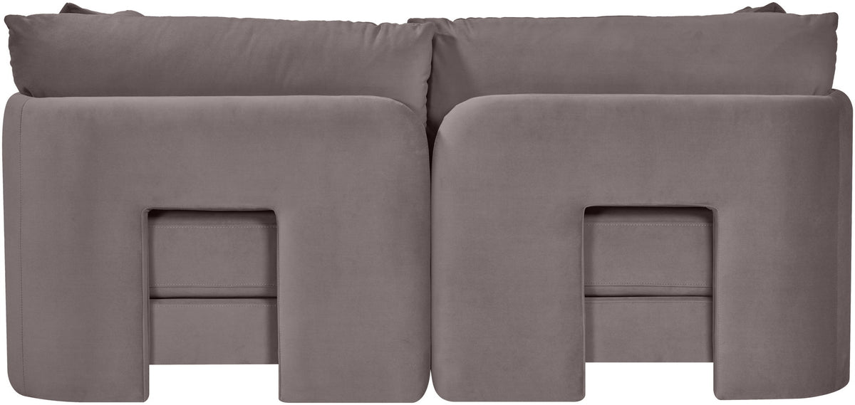 Hammond - Velvet Performance Fabric Upholstered 2 Piece Loveseat