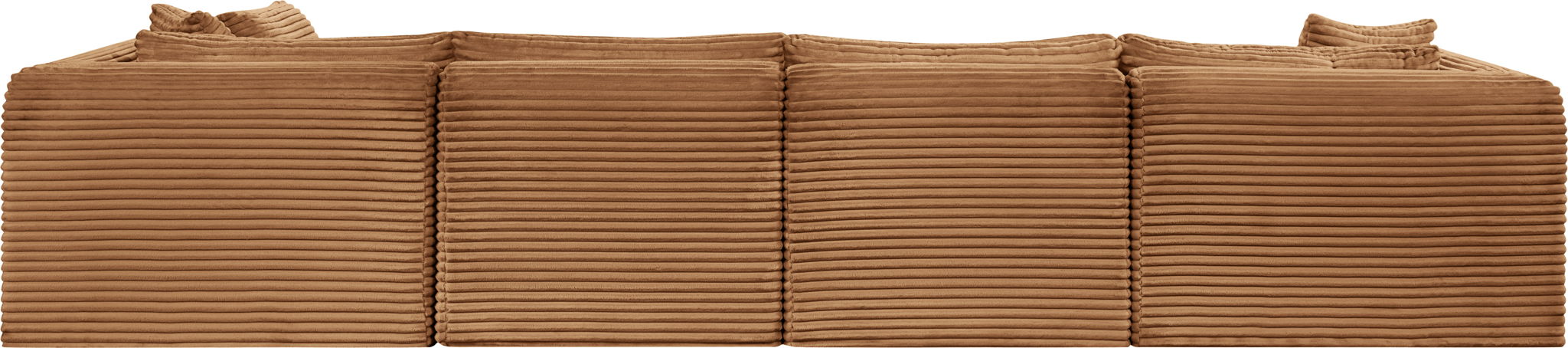 Shaggy - Fabric 6 Piece Modular U-Shaped Sectional