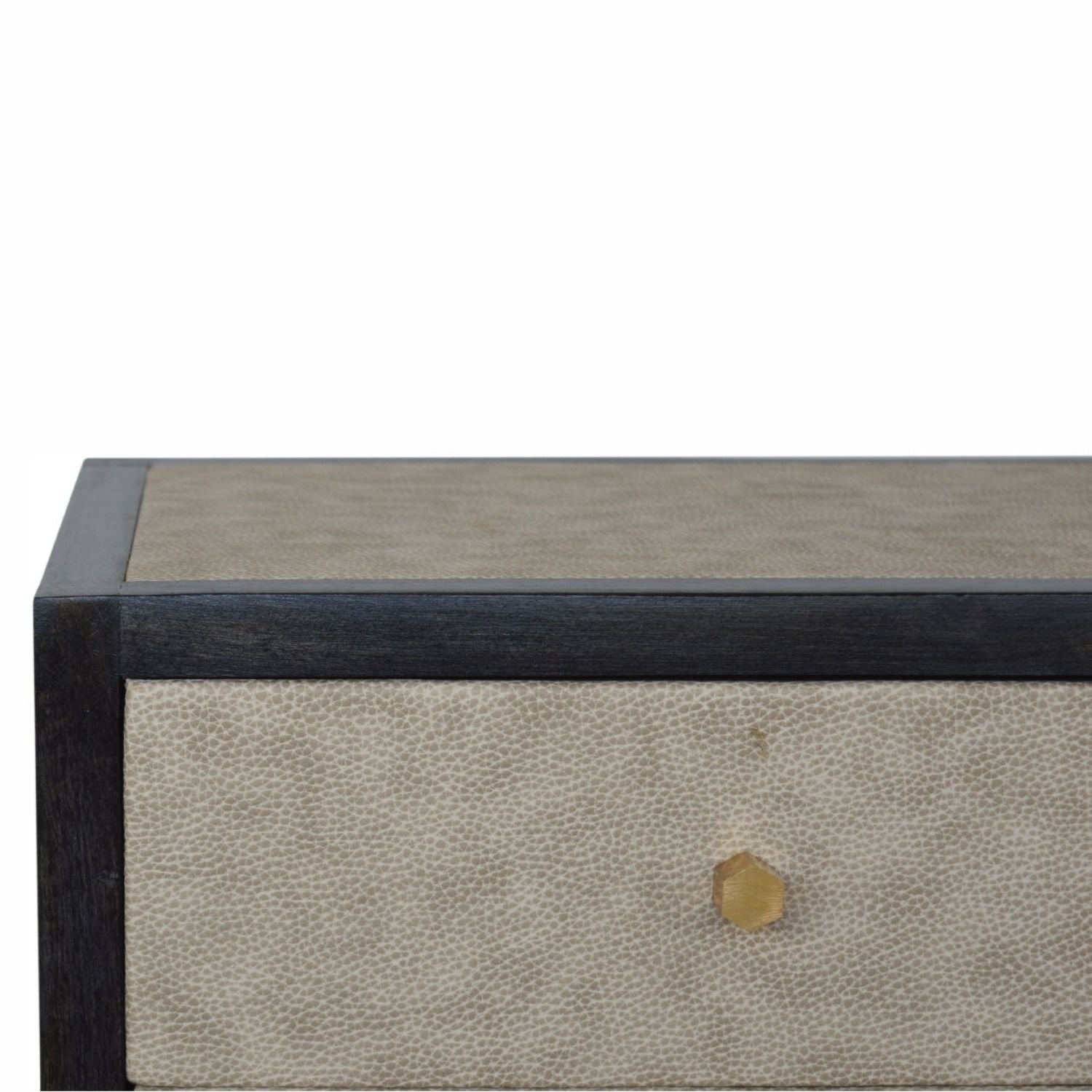 Nightstand, 3 Drawer - Black