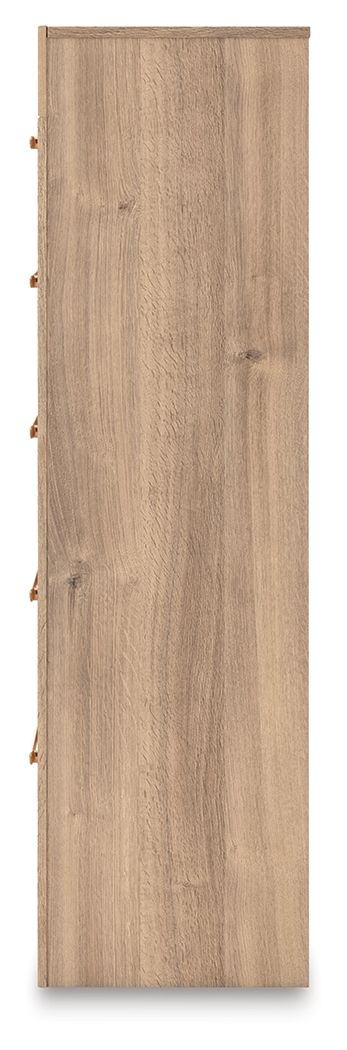 Kinlanni - Five Drawer Chest - Tan