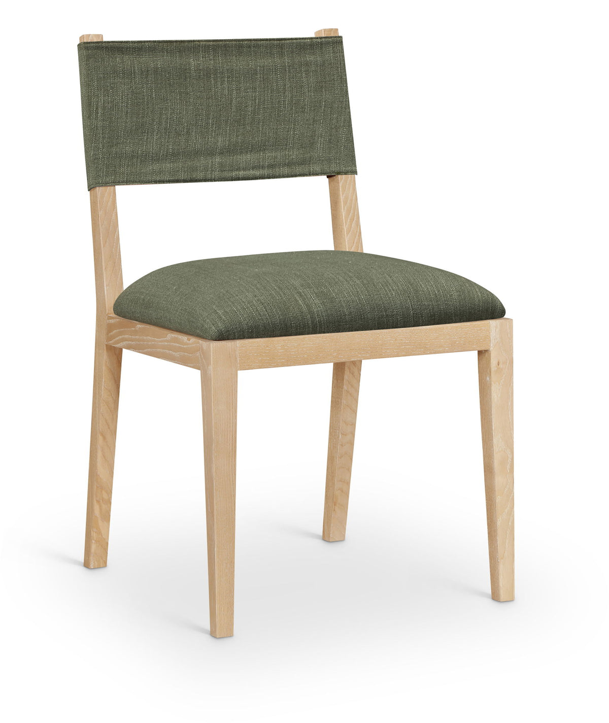 Avon - Linen Textured Performance Fabric Upholstered Dining Side Chair (Set of 2)
