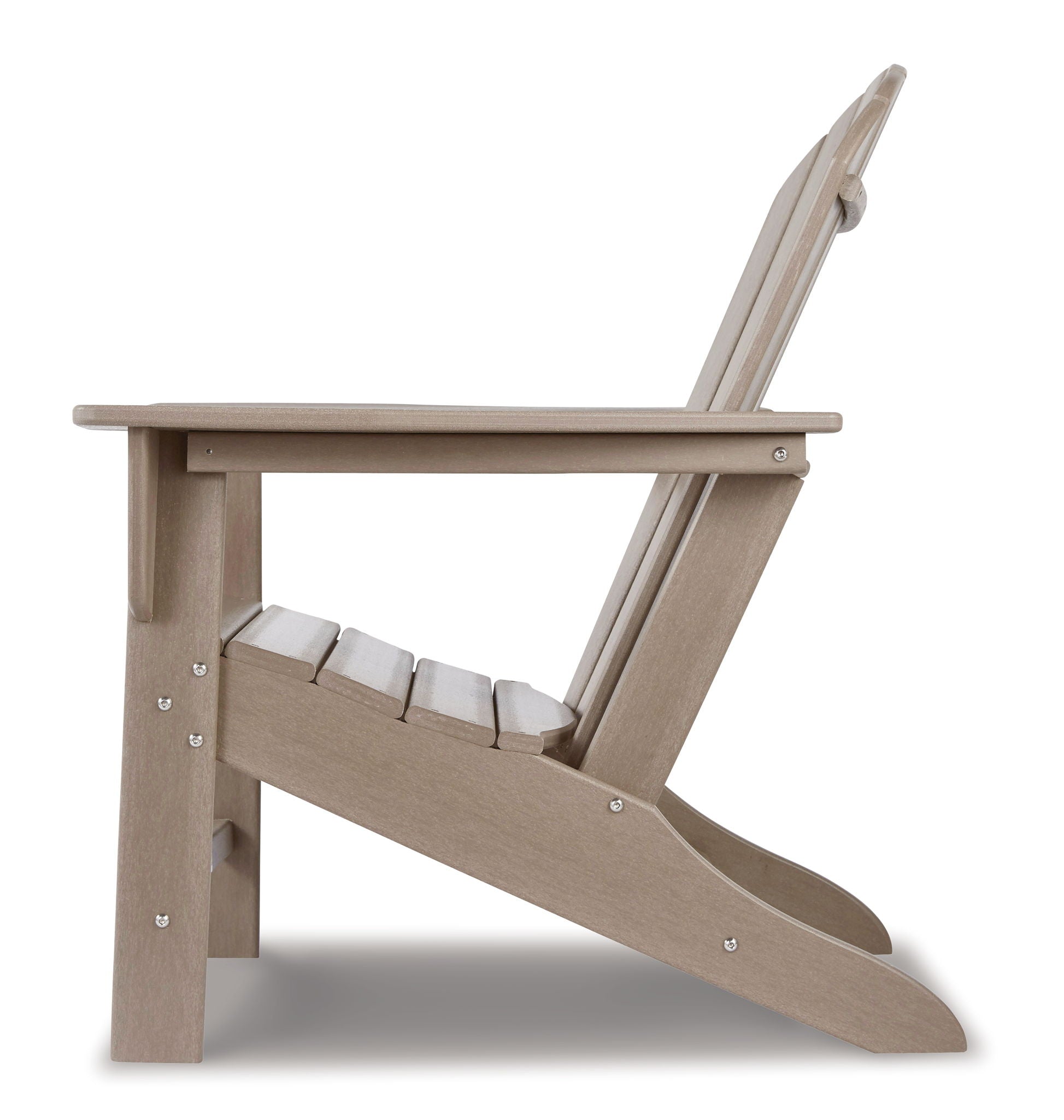 Sundown Treasure - 2 Pc. - Adirondack Chair And Ottoman - Driftwood