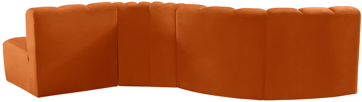 Arc - Velvet 5 Piece Modular Sofa