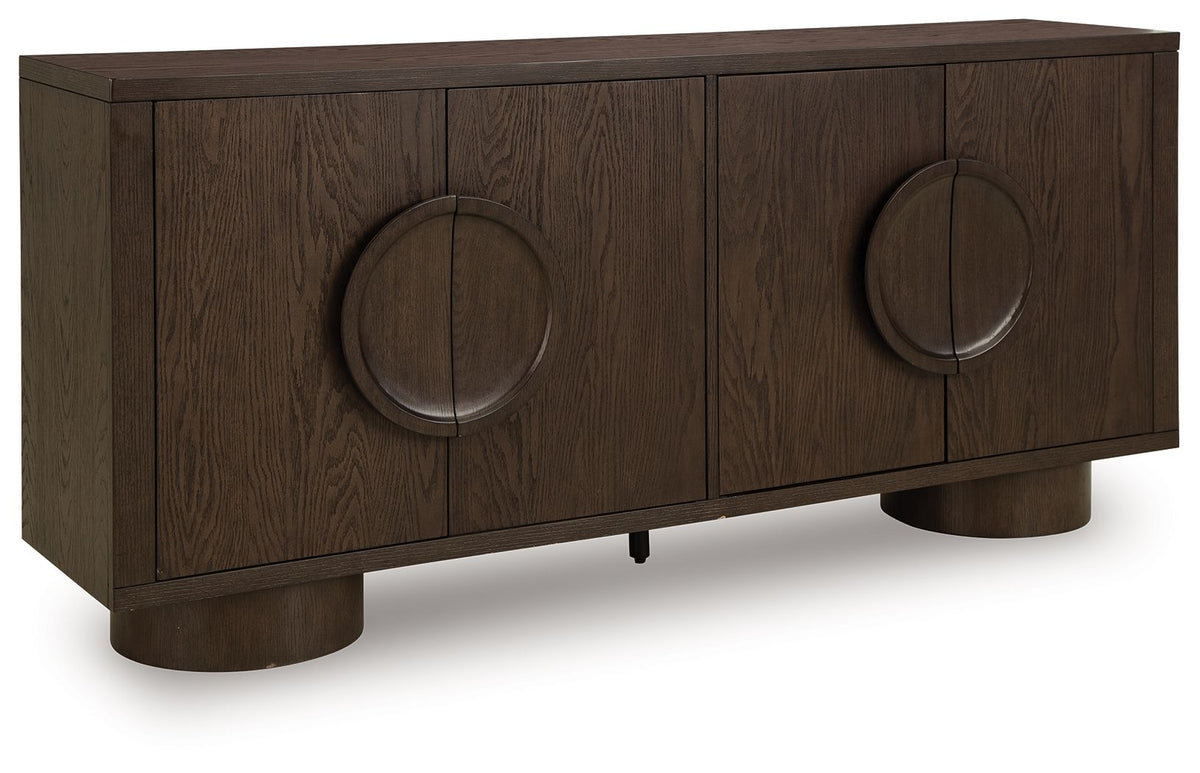 Veeda - Accent Cabinet - Dark Brown