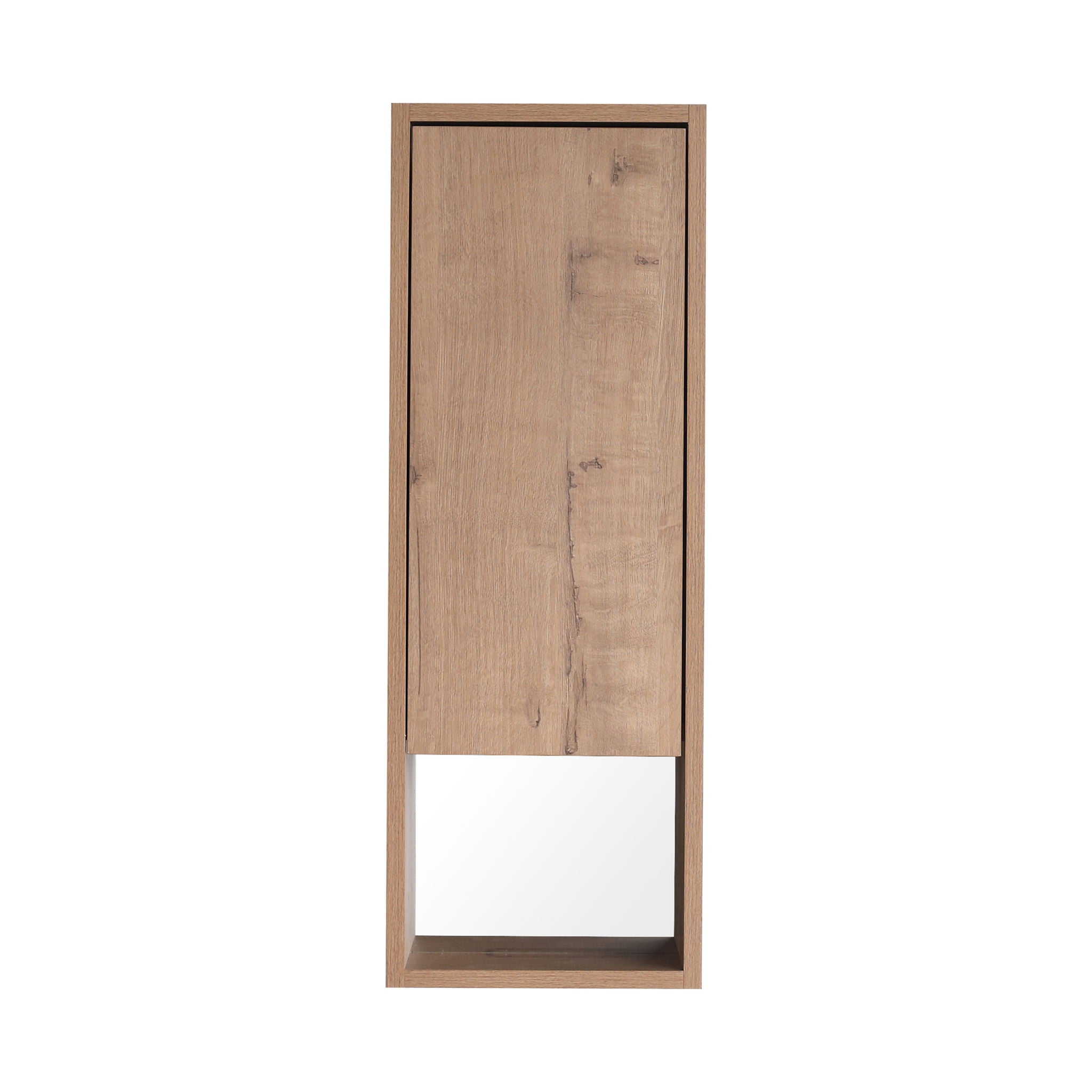 10" Wall Mounted Storage Cabinet, Bathroom Cabinet With Soft Close Door - Imitative Oak
