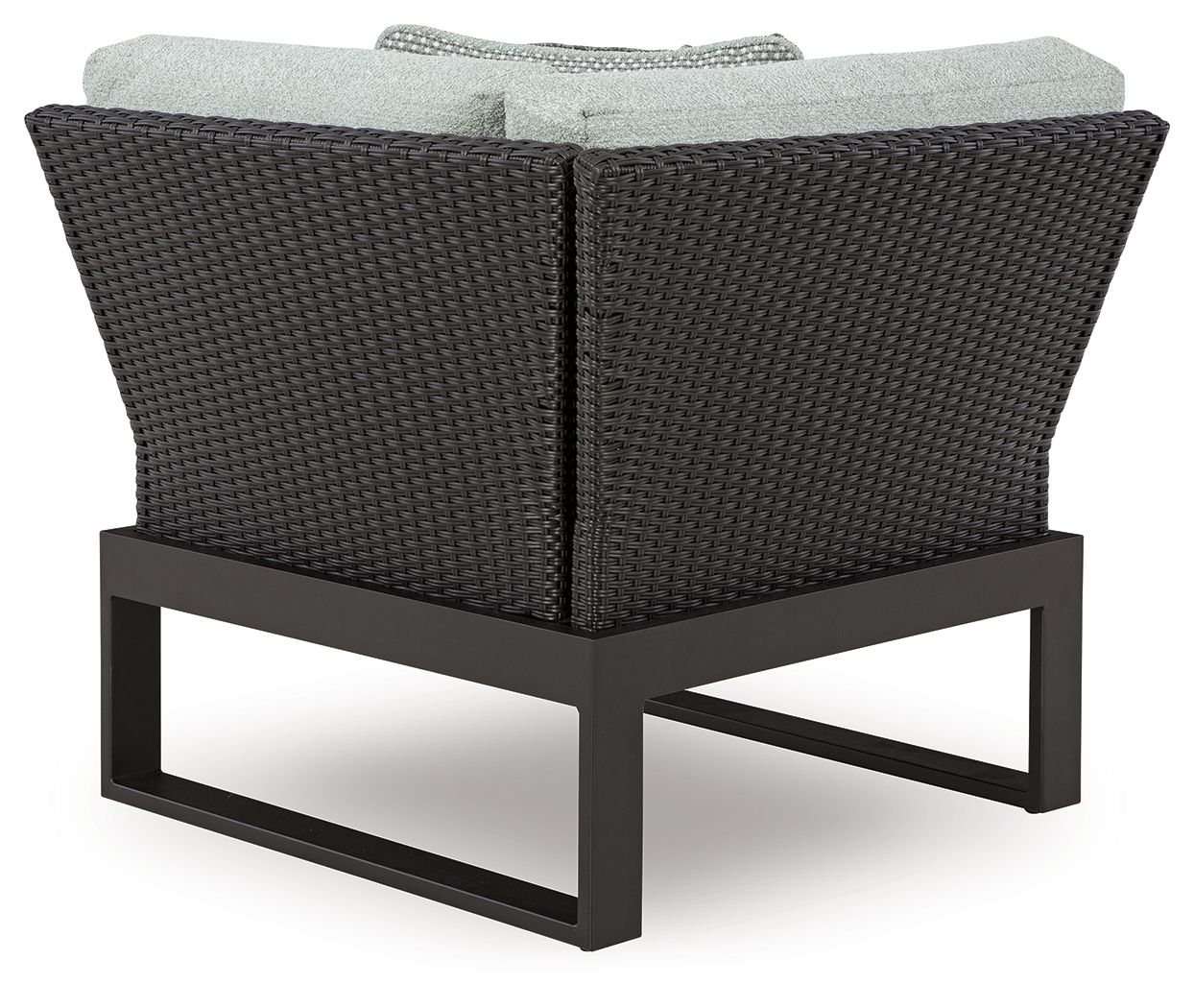 Beachloft - 6-Piece Outdoor Sectional - Black / Gray
