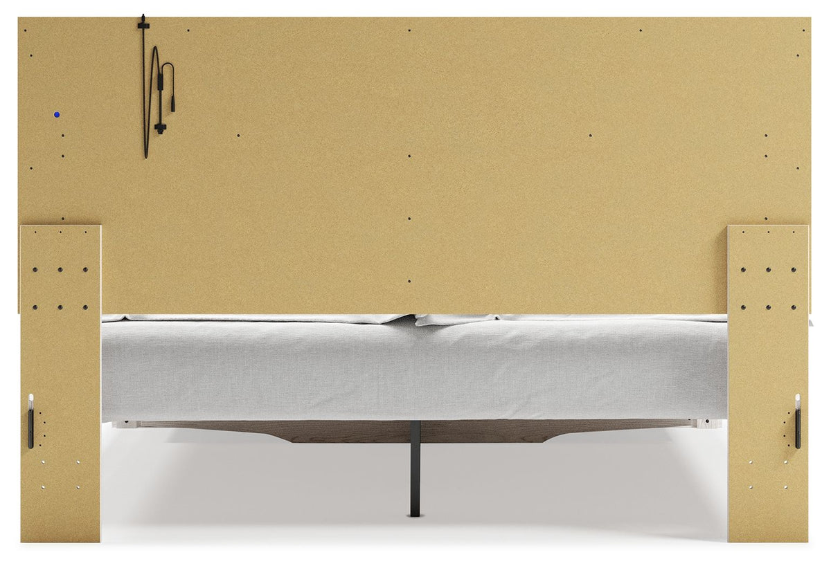 Altyra - King Upholstered Storage Bed - White