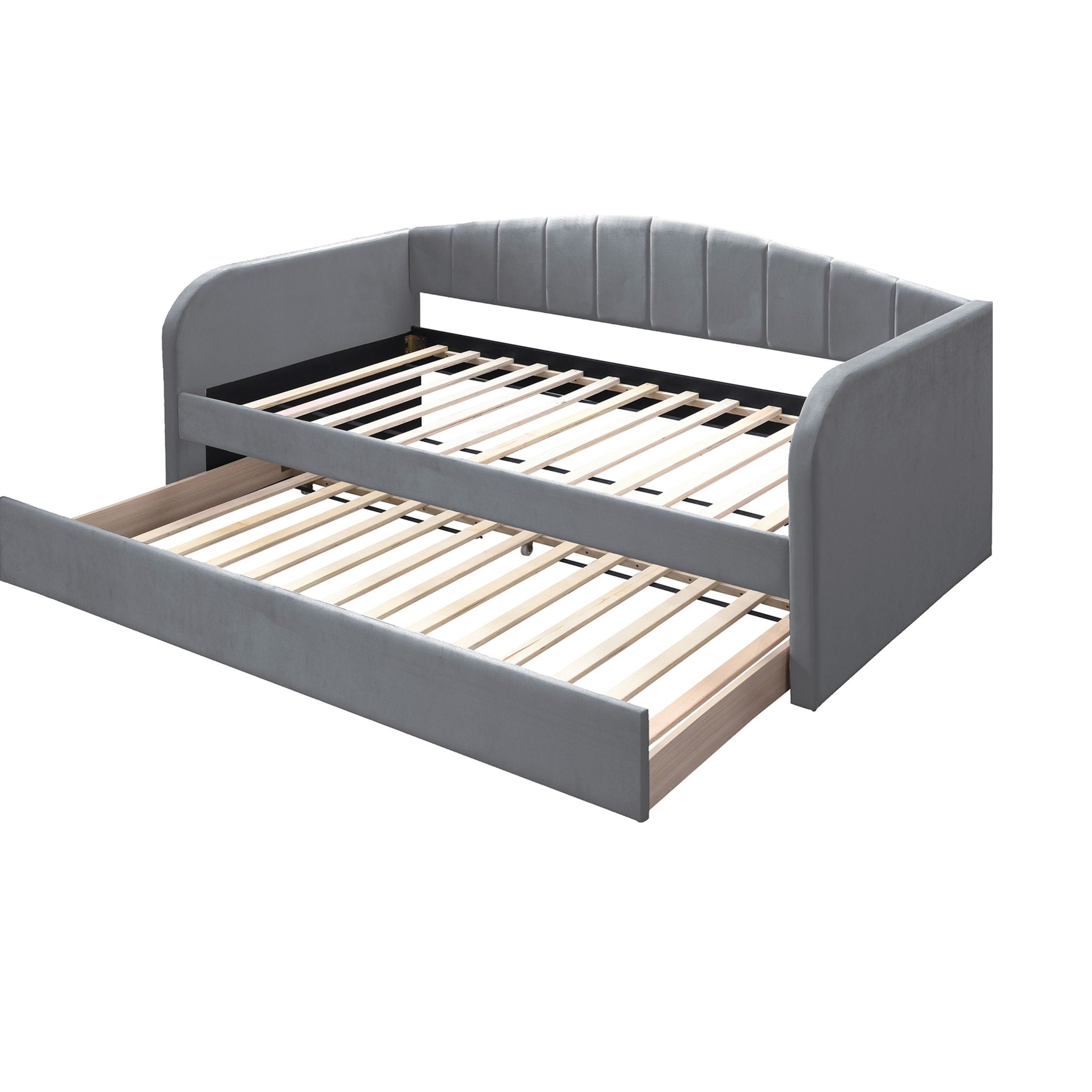 Modern Day Bed Trundle With Slat Support