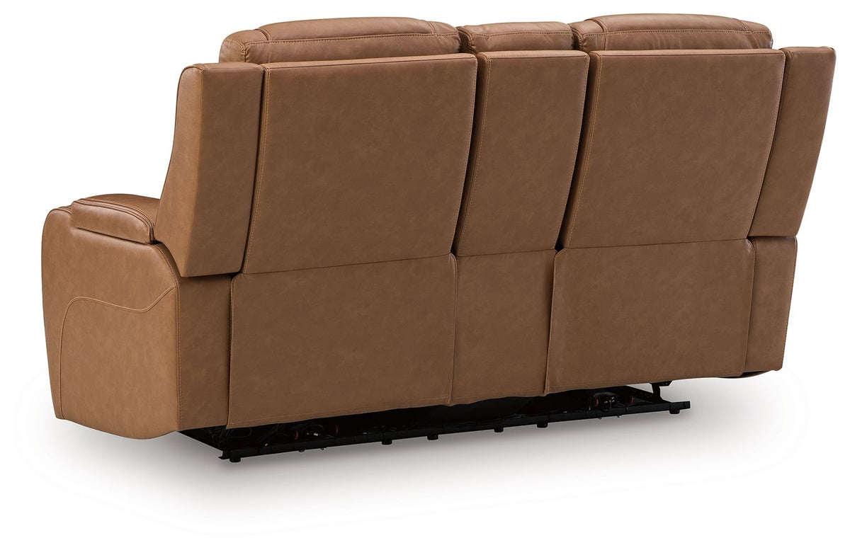 Knightington - Power Reclining Loveseat With Audio Seating