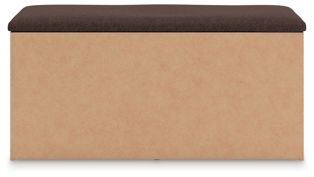 Kinlanni - Bedroom Upholstered Storage Bench - Tan / Brown