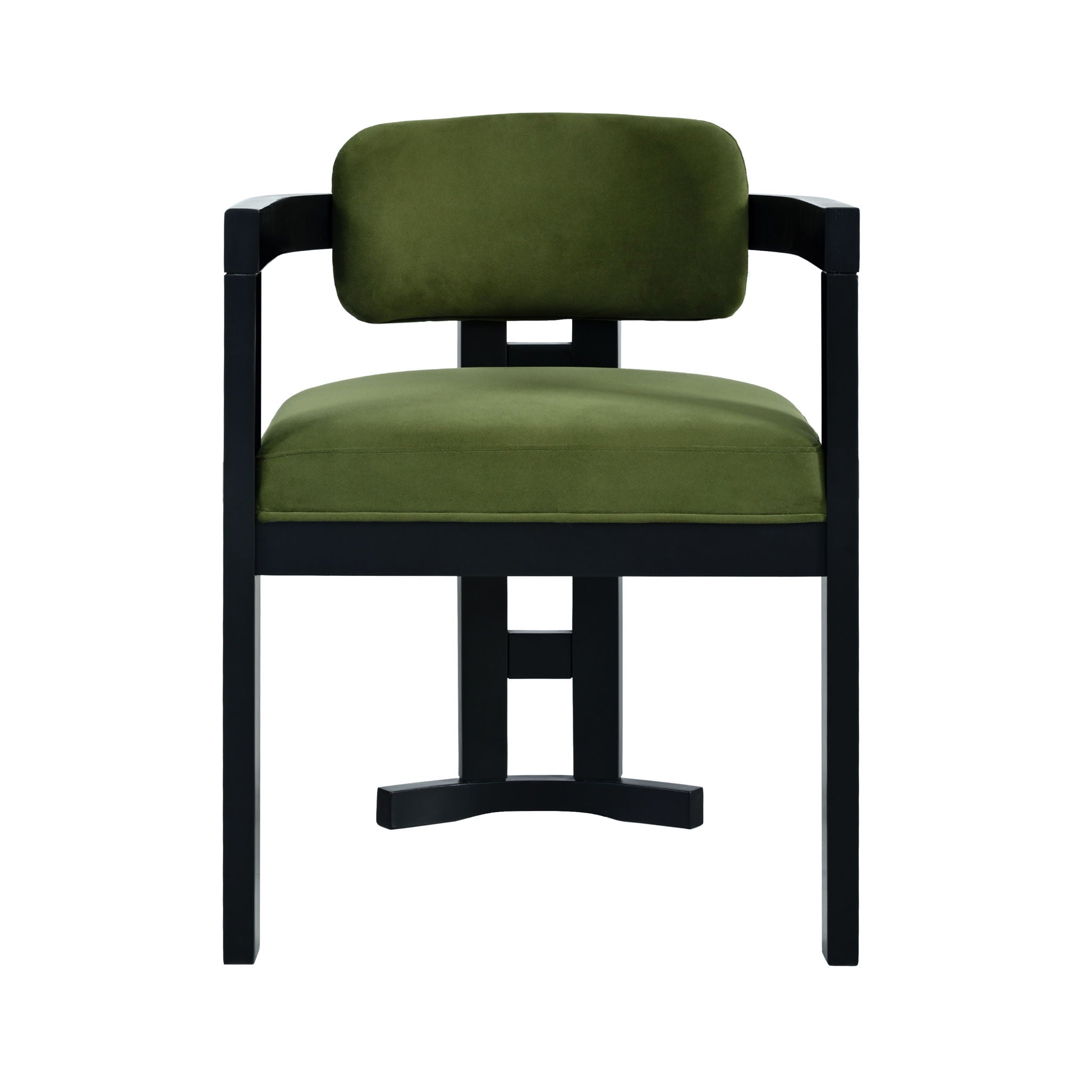 Stylish Indoor Upholstered Wood Dining Chair (Set of 2)
