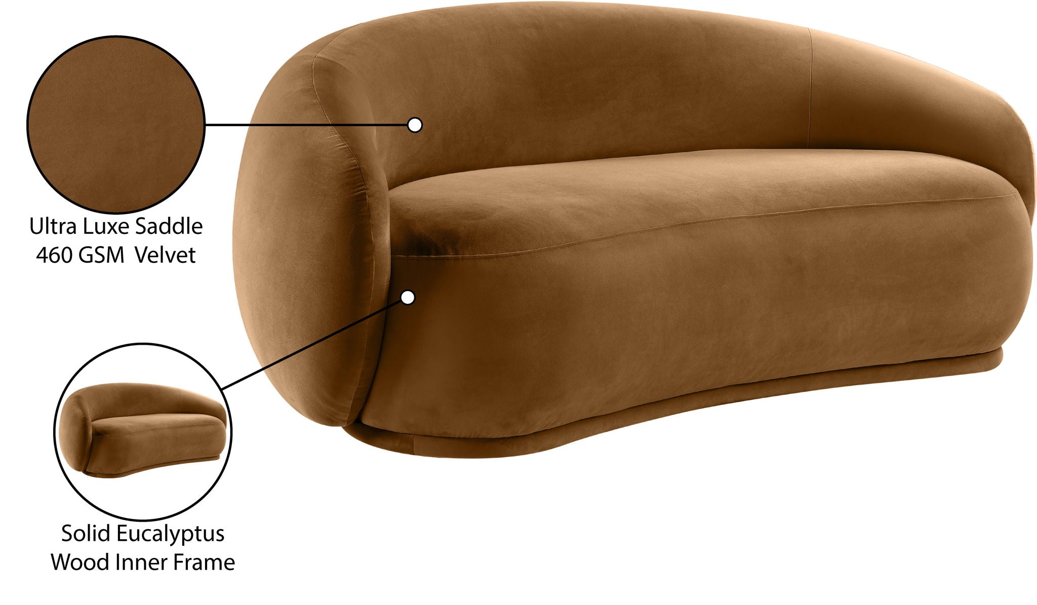 Emery - Velvet Loveseat