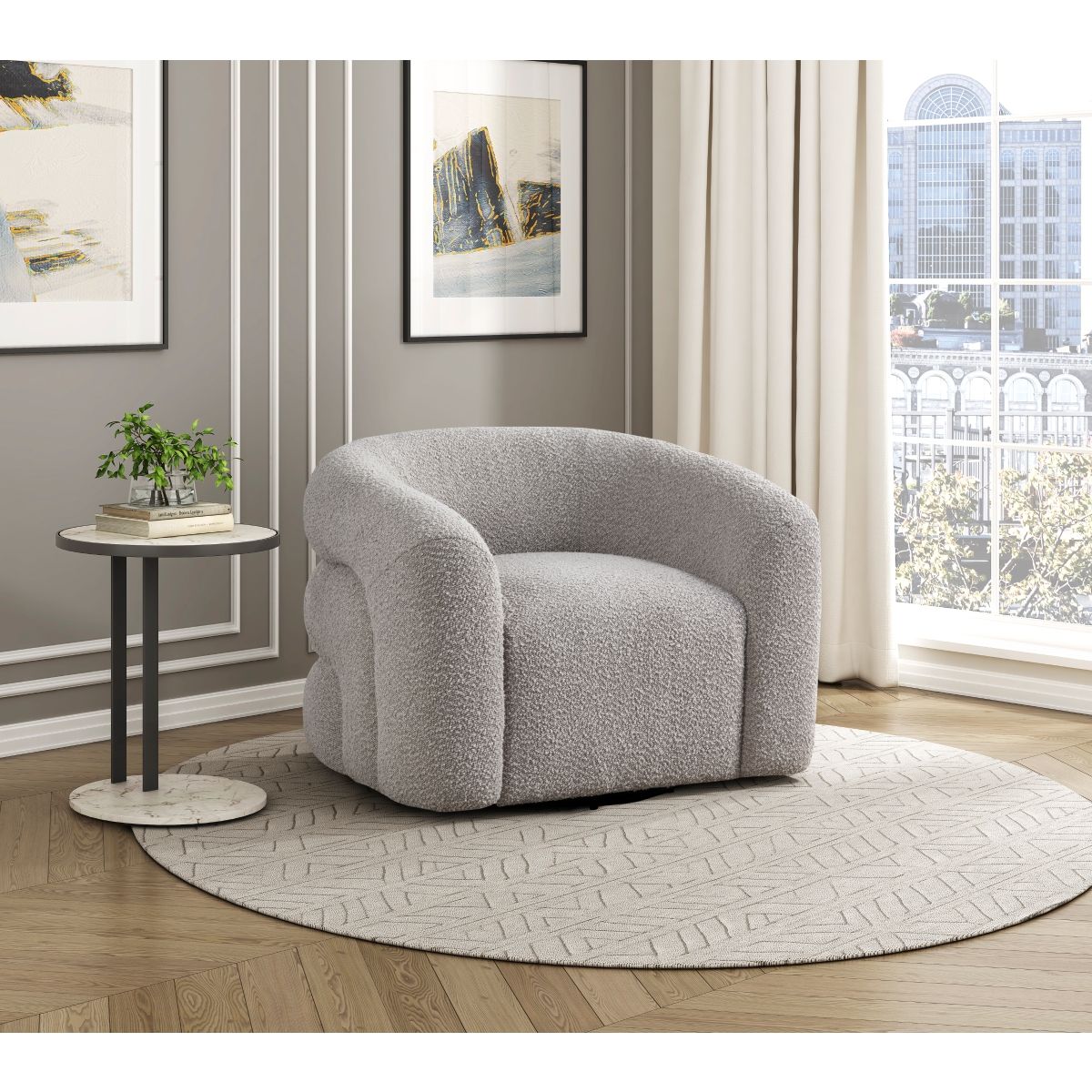 Caldera - Swivel Chair - Gray