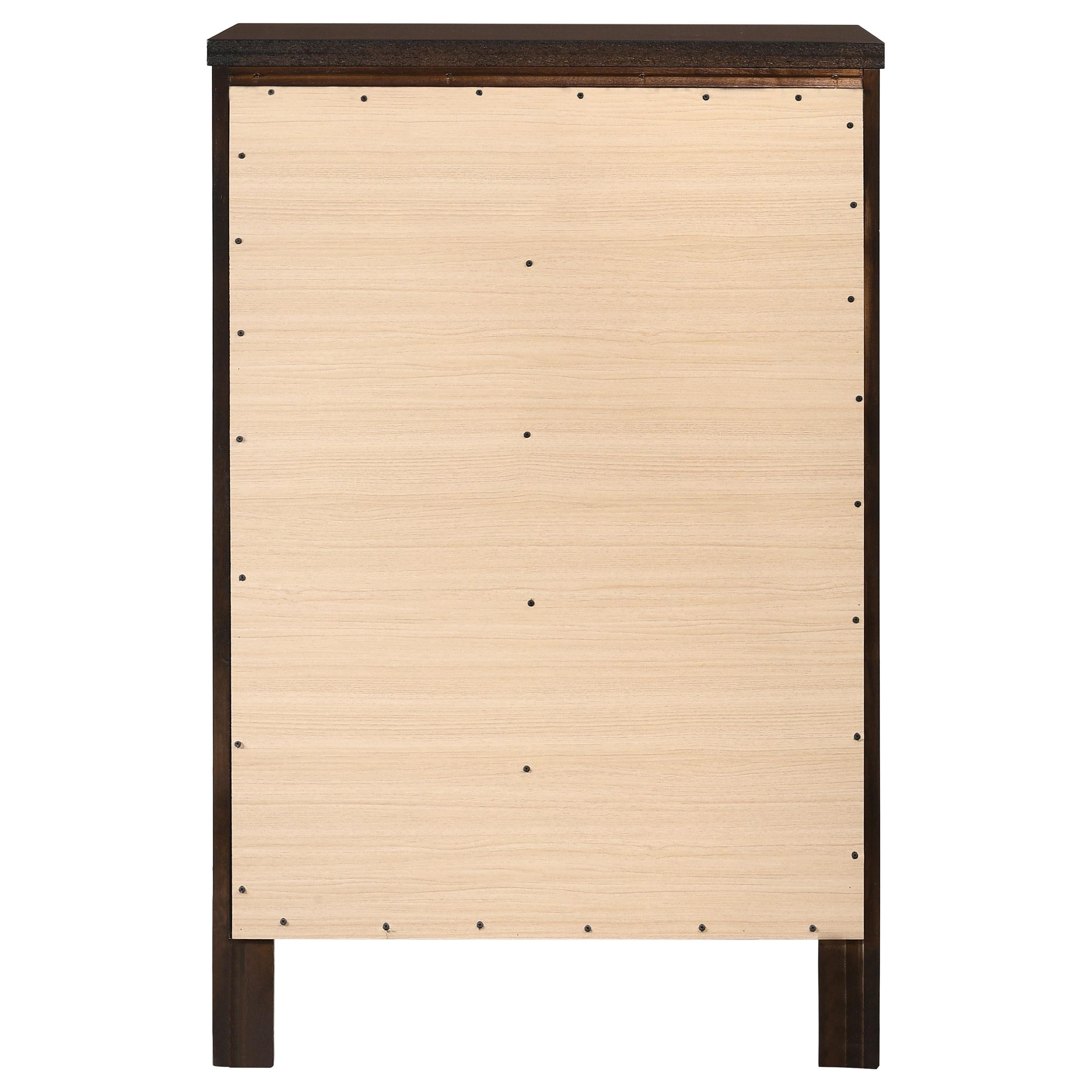 Diamond Modern Furniture COA Carlton 5-Drawer Chest 202095 IMAGE 6