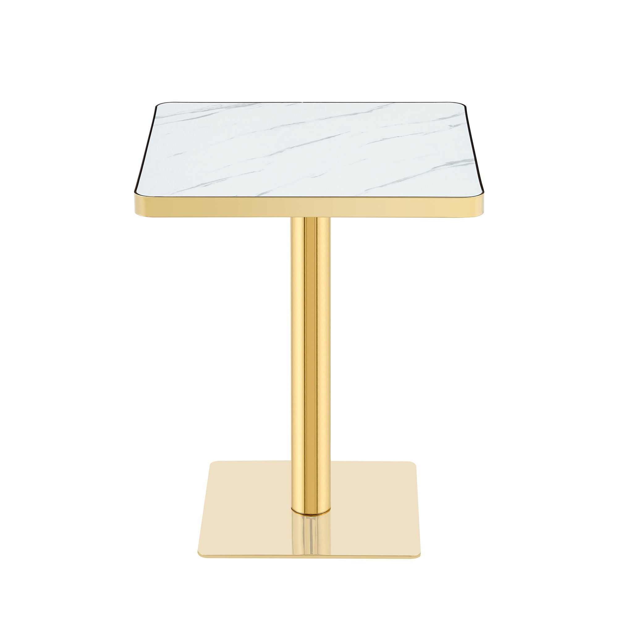 Square Small Kitchen Table With Pedestal Base