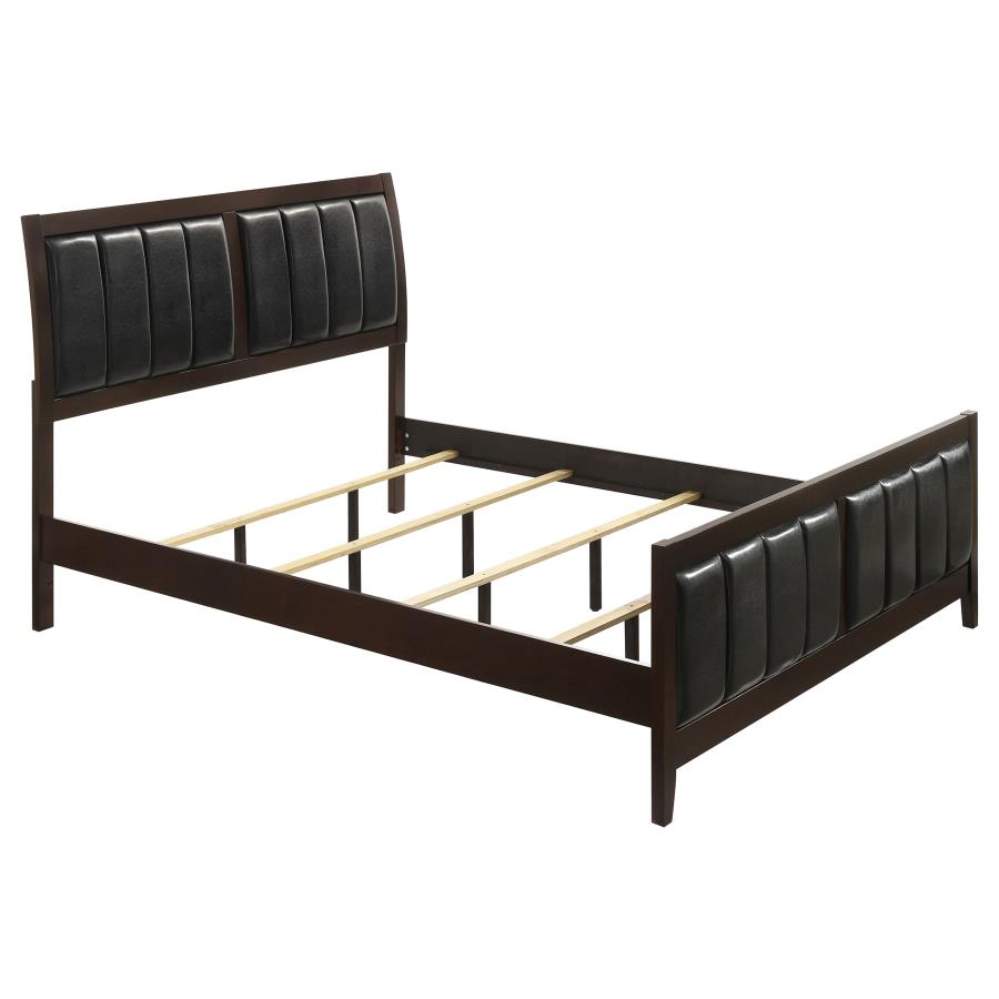Carlton 4-piece Eastern King Bedroom Set Cappuccino