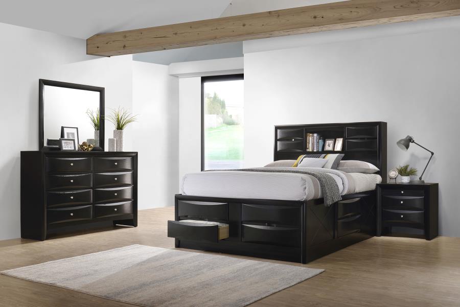 Briana 4-piece Queen Bedroom Set Black