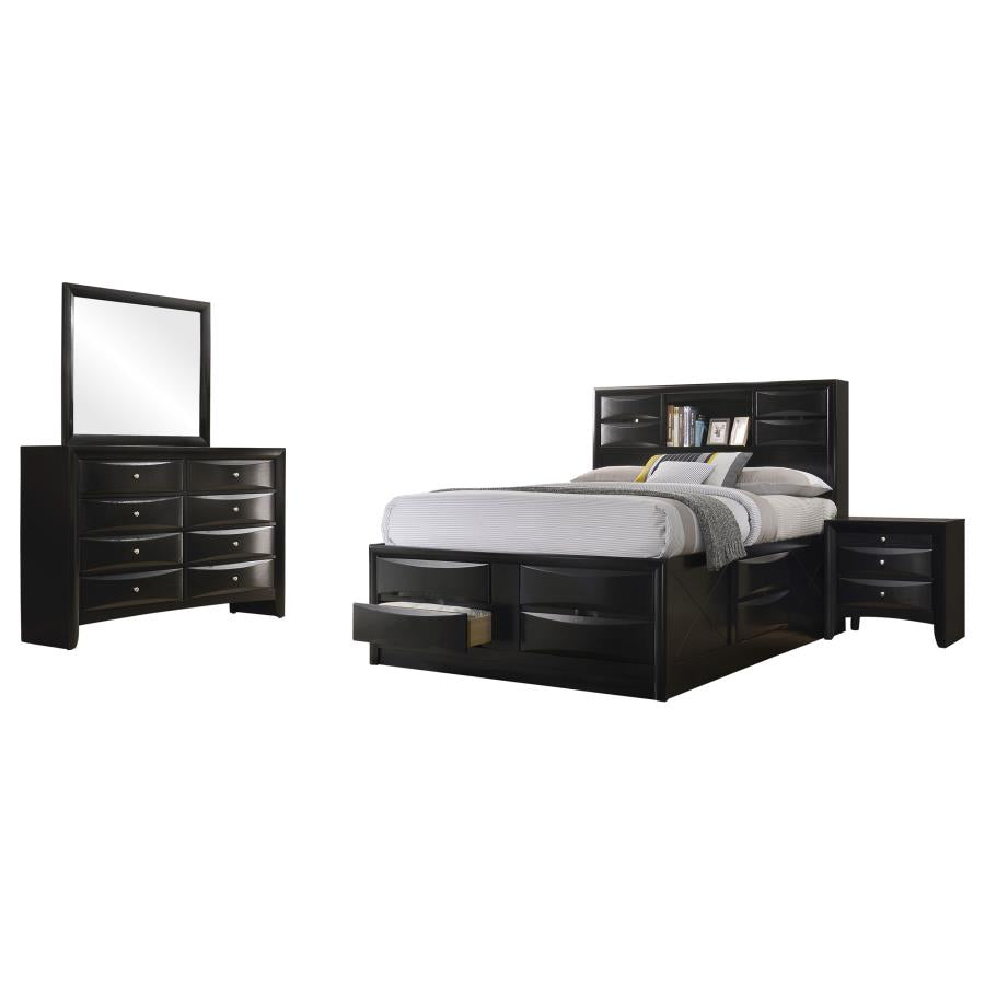 Briana 4-piece Queen Bedroom Set Black