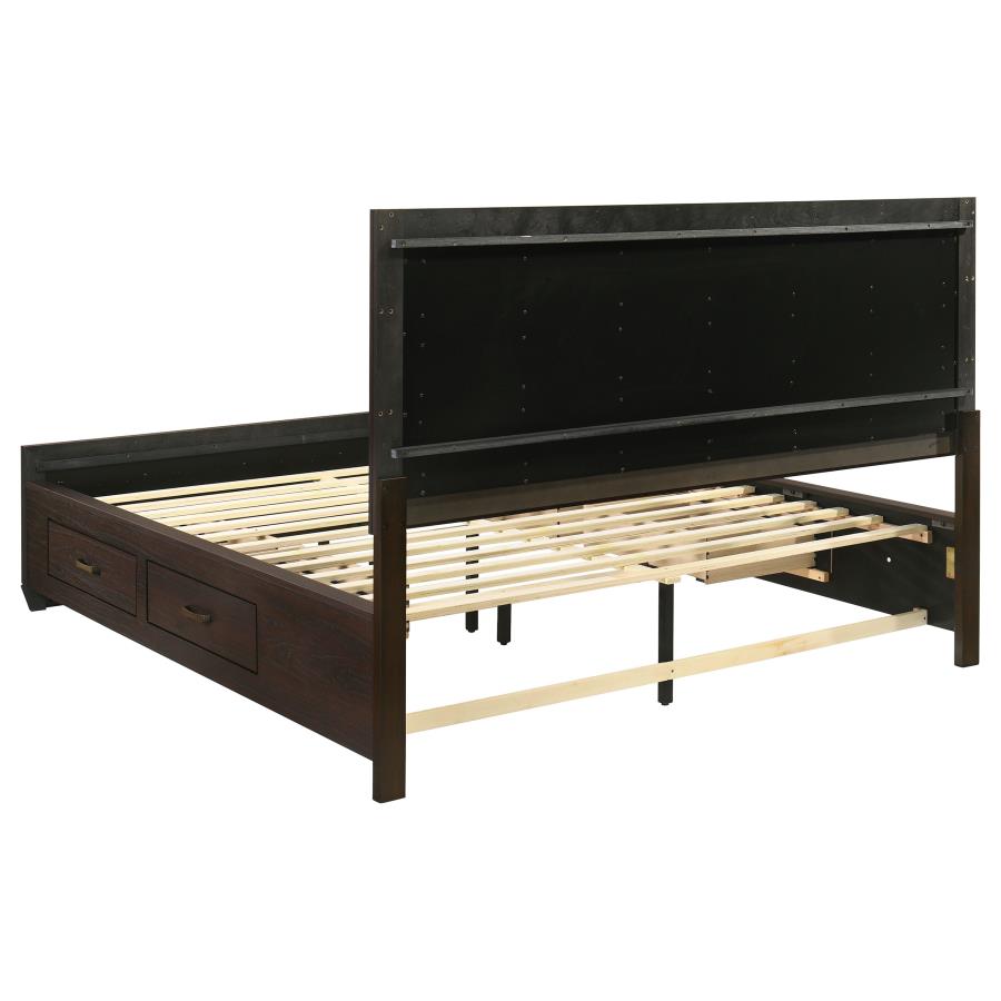 Kauffman 5-piece California King Bedroom Set Dark Cocoa