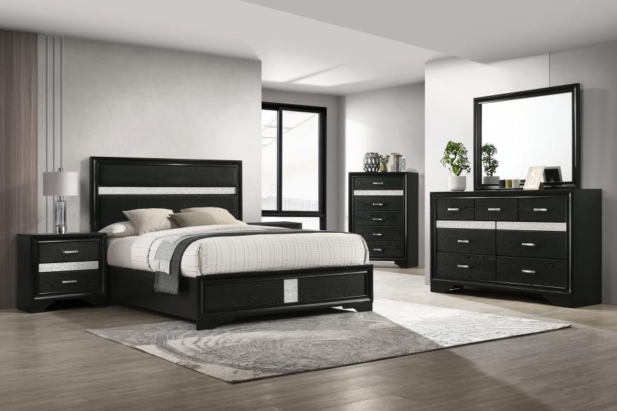 Miranda 5-piece Eastern King Bedroom Set White