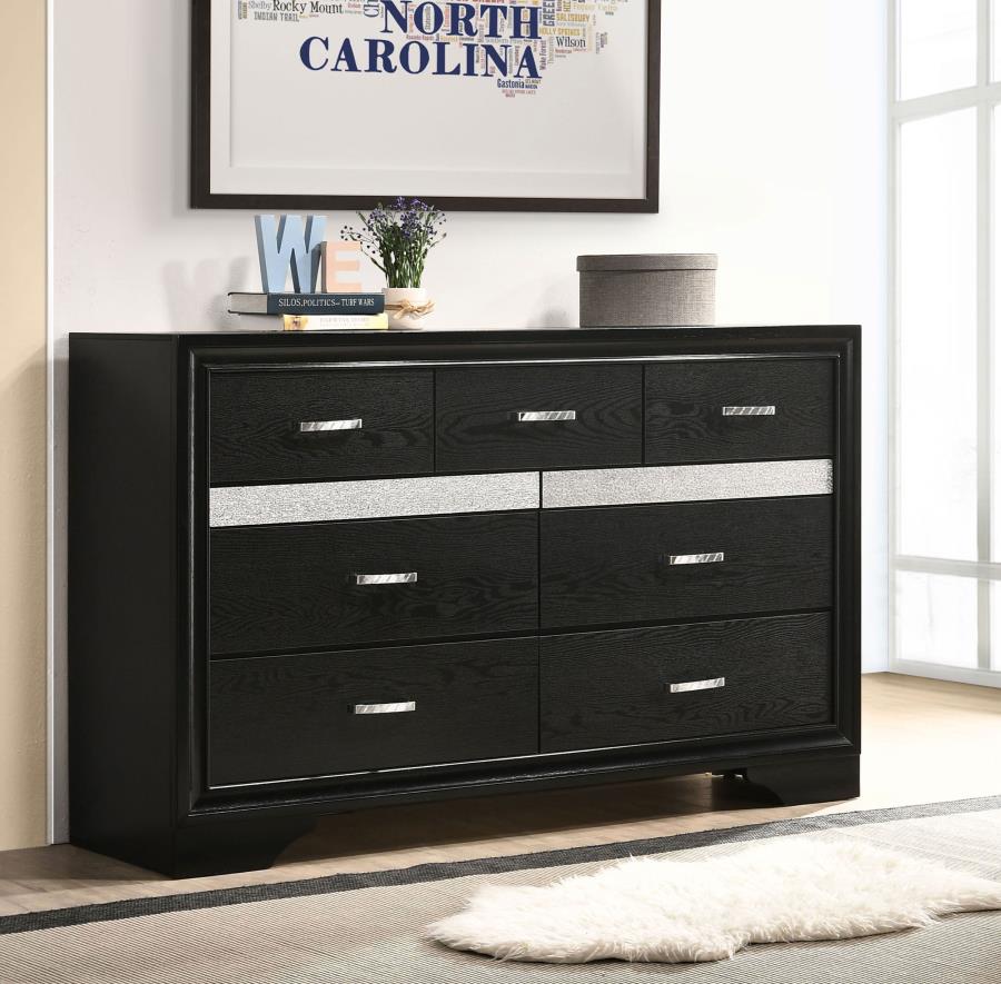Miranda 9-drawer Dresser Black