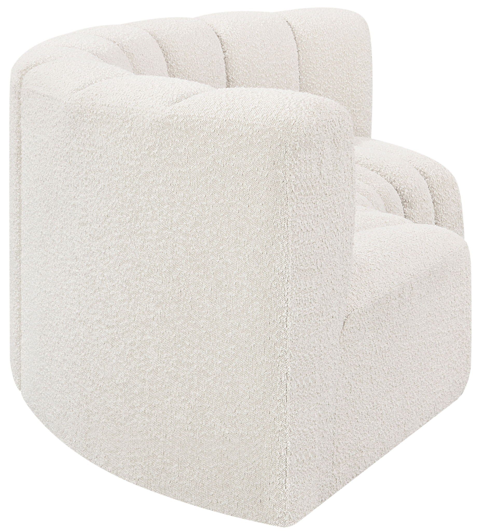 Arc - Boucle Fabric 3 Piece Modular U-Shaped Sofa