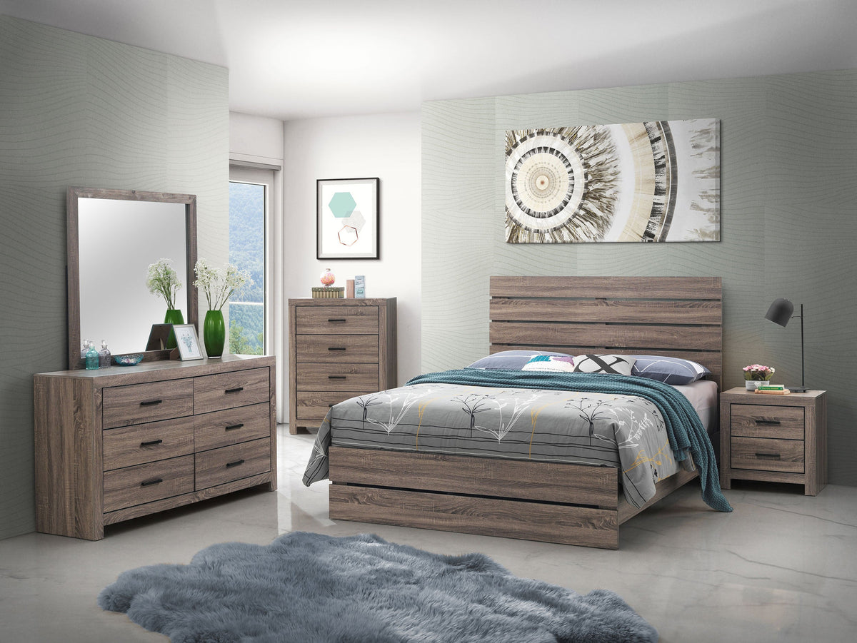 Brantford 5-piece Bedroom Set Barrel Oak