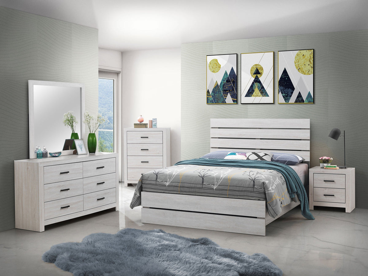 Brantford 5-piece Bedroom Set Coastal White