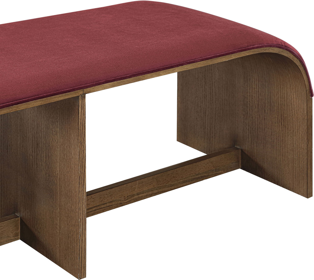 Sable - 52" Velvet Performance Fabric Upholstered Bench