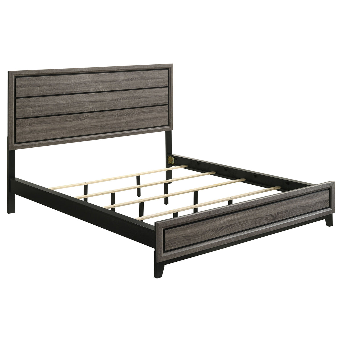 Watson Five-piece Bedroom Set Grey Oak