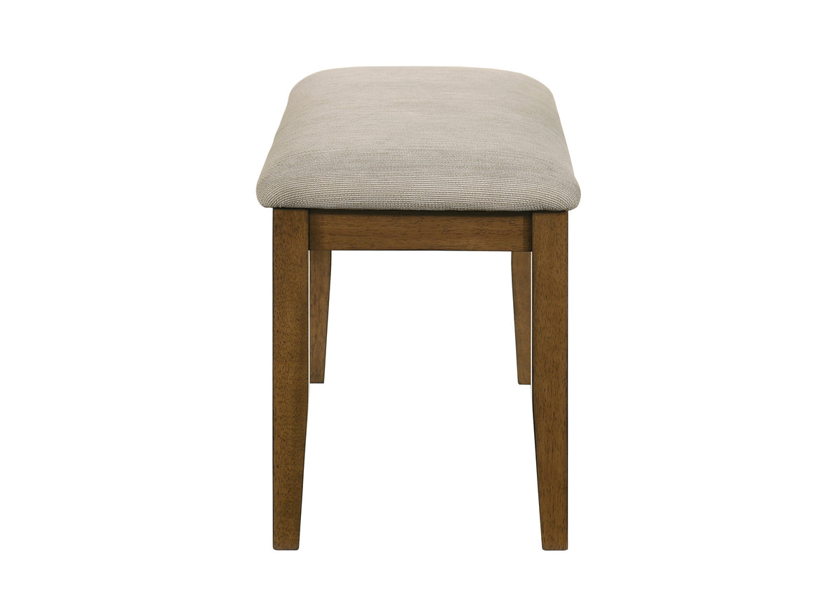 Glendale Beige/Brown Dining Bench