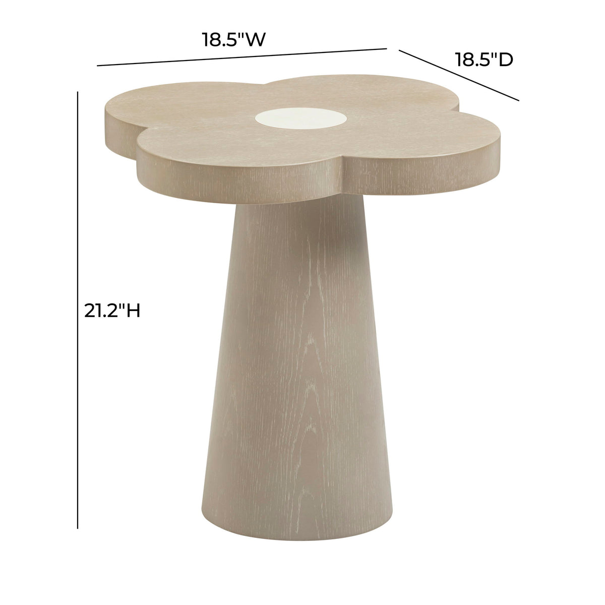 Allium - Side Table - Washed Ash