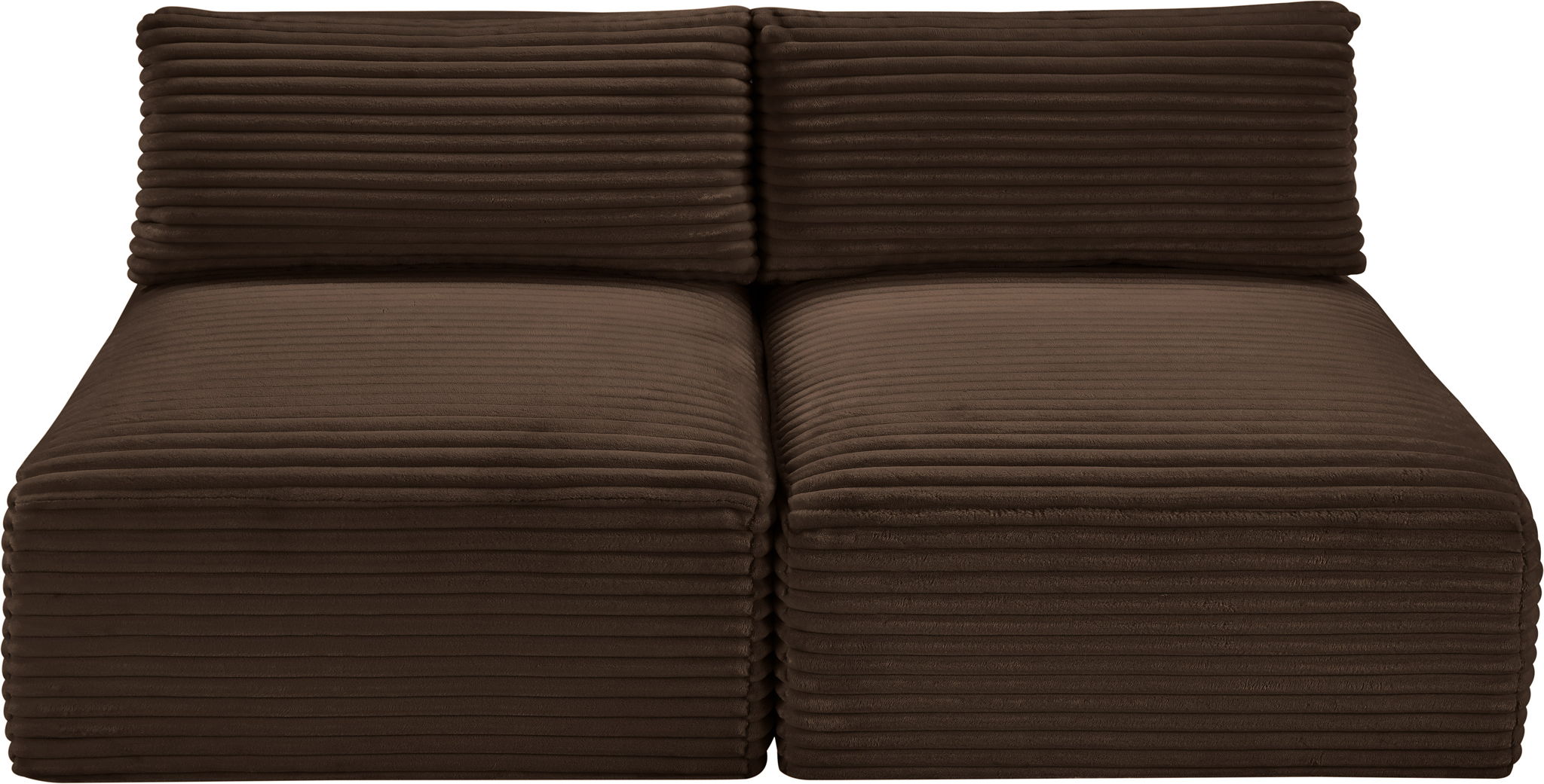 Shaggy - 2 Seat Modular Armless Sofa