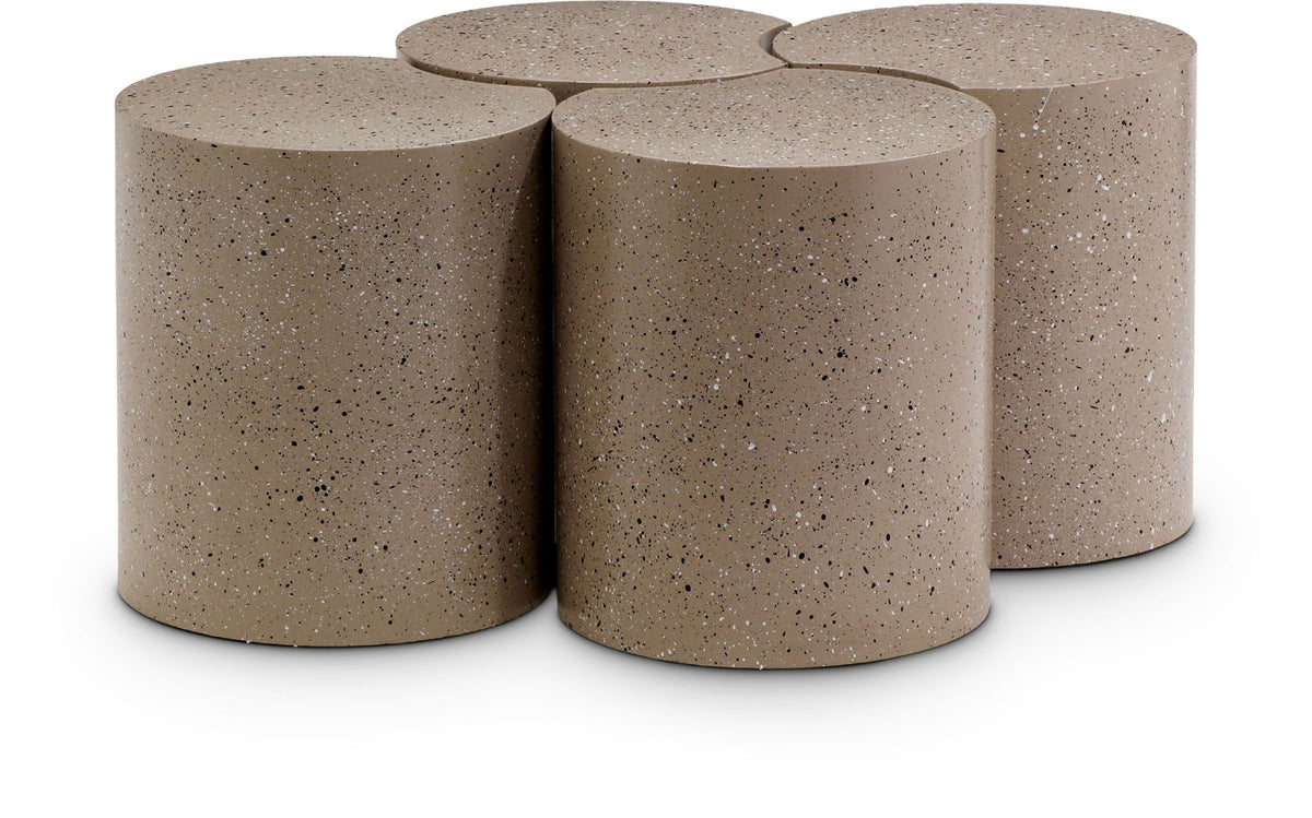 Dimple - 4 Piece Modular Coffee Table - Terazzo Finish
