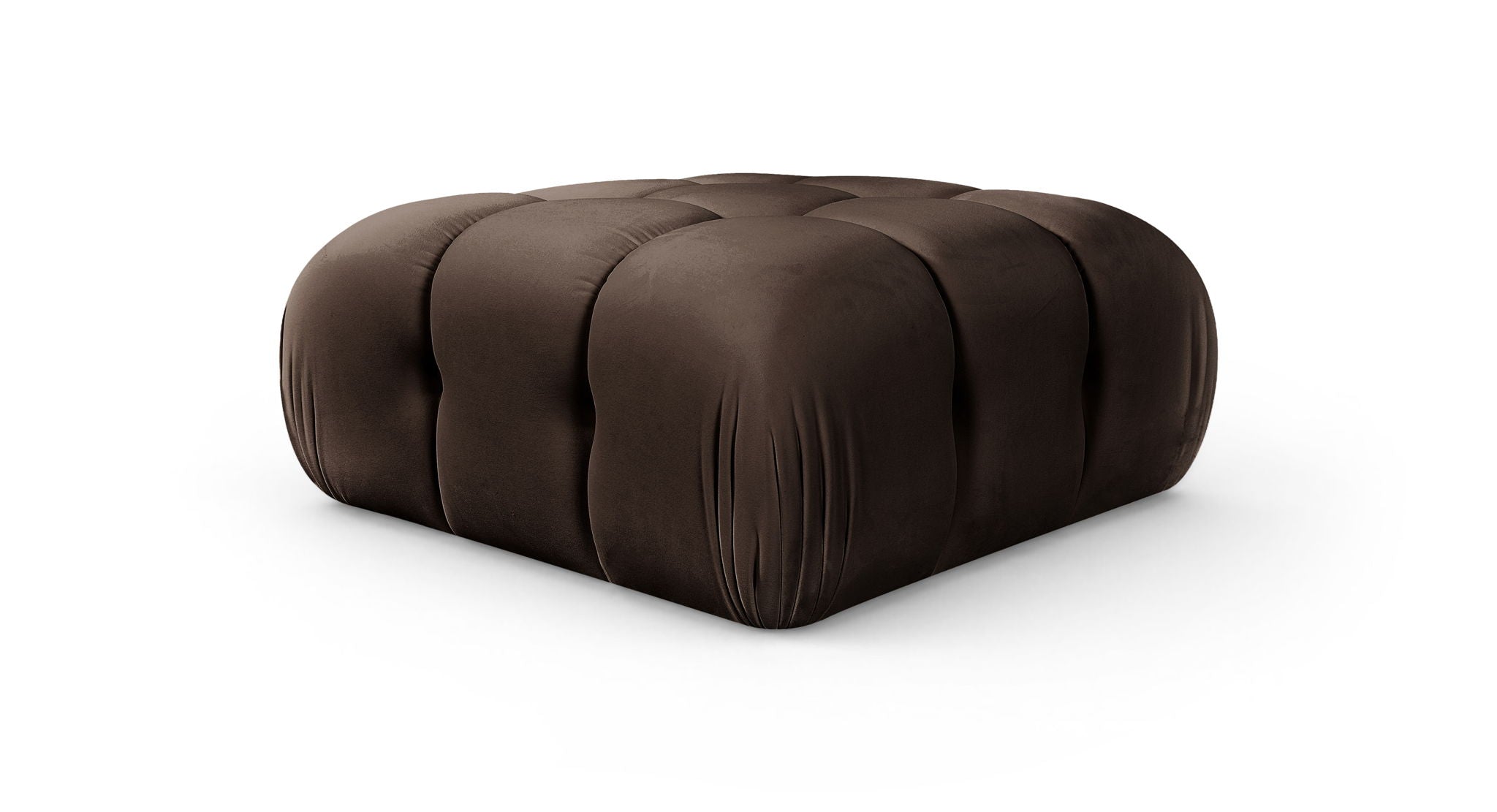 Orin - Velvet Performance Fabric Upholstered Modular Ottoman