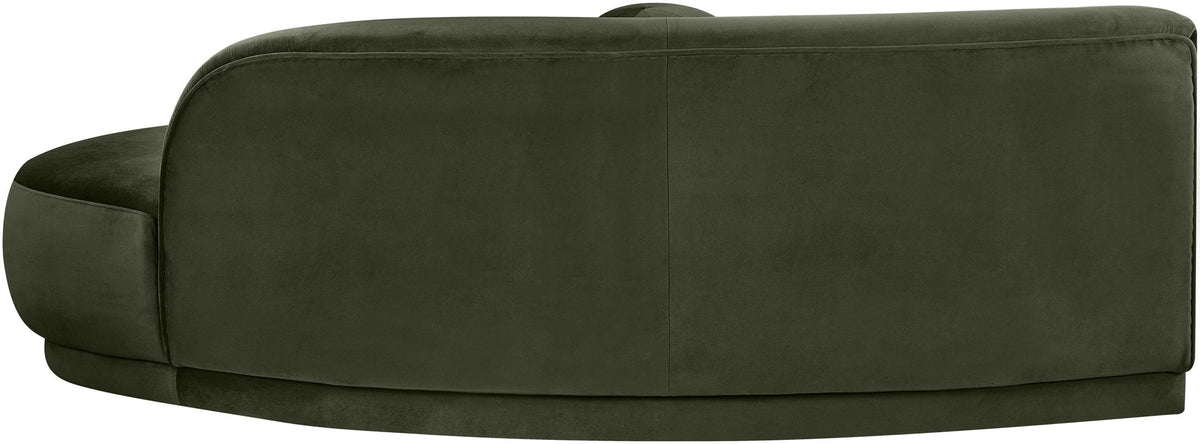 Avra - 86" Velvet Performance Fabric Upholstered Sofa