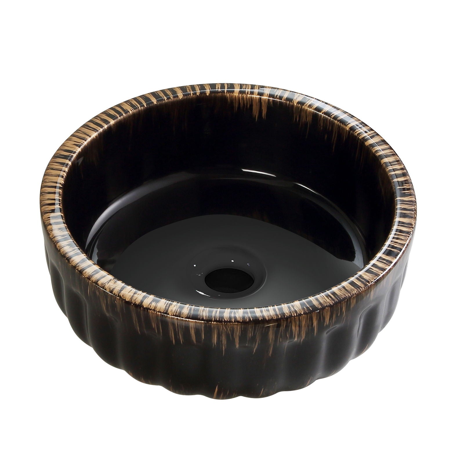 Vessel Sink, Above Counter Small Bowl - Black