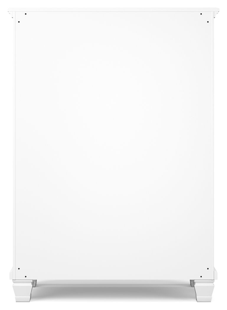 Fortman - Five Drawer Chest - White