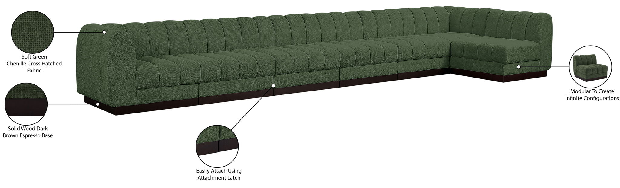 Quinn - 7 Piece Modular Sectional