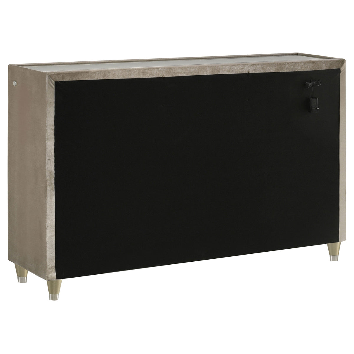 Lorient 4-piece Bedroom Set Ivory and Camel