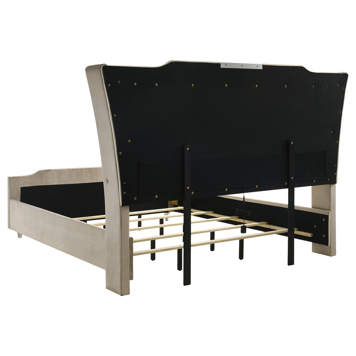 Lorient 5-piece Bedroom Set Ivory and Camel