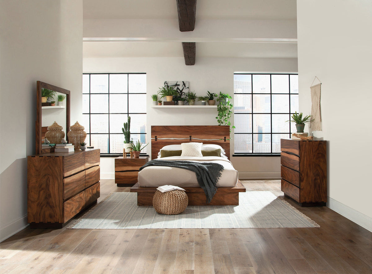 Winslow 5-piece Bedroom Set Smokey Walnut