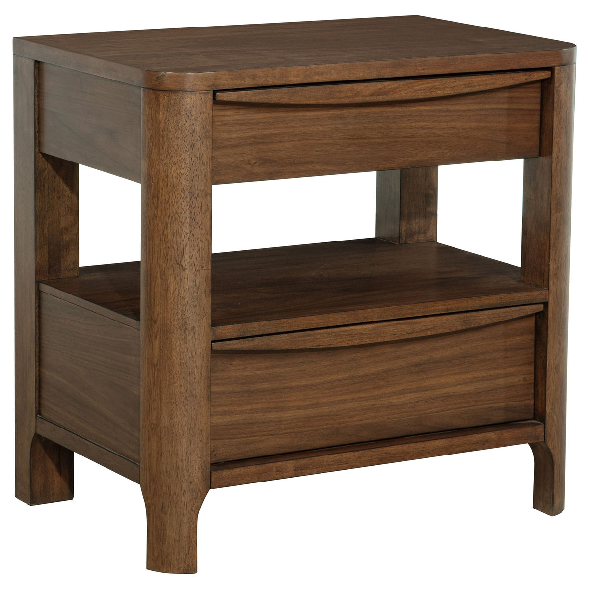 Maderia 4-piece Bedroom Set Walnut
