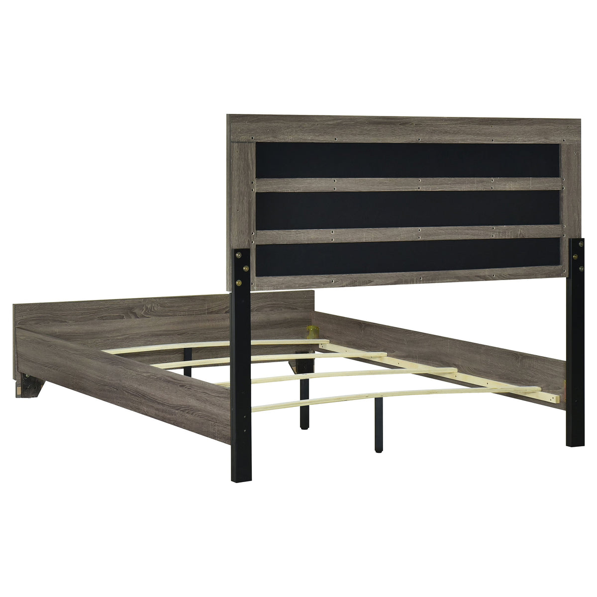 Wright 5-piece Bedroom Set Brown Oak